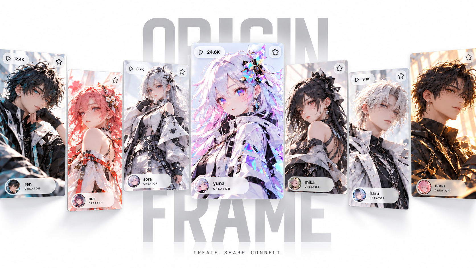 Origin Frame Art character and creator community